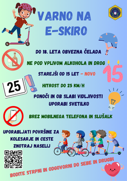 VARNO NA E-SKIRO 2026 in QR koda