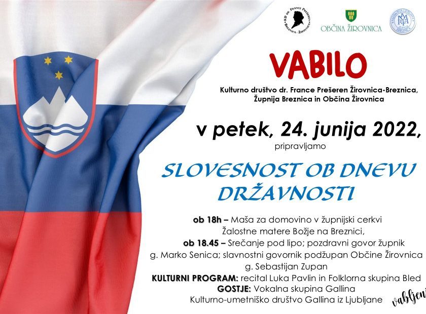 Vabilo dan državnosti 2022